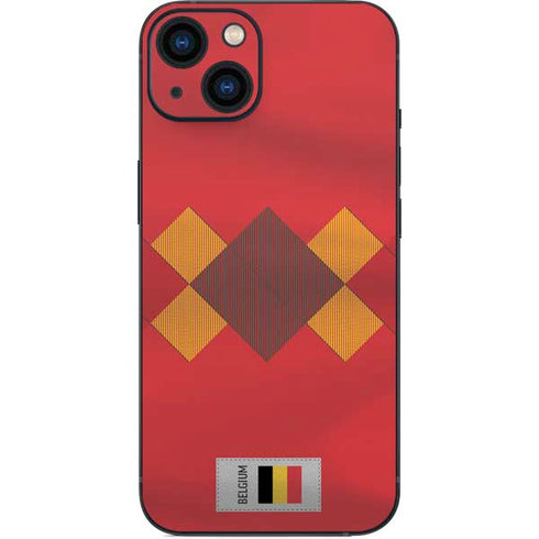 Belgium Soccer Flag iPhone 15 Skin